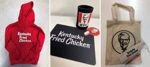 KFC branded merchandise